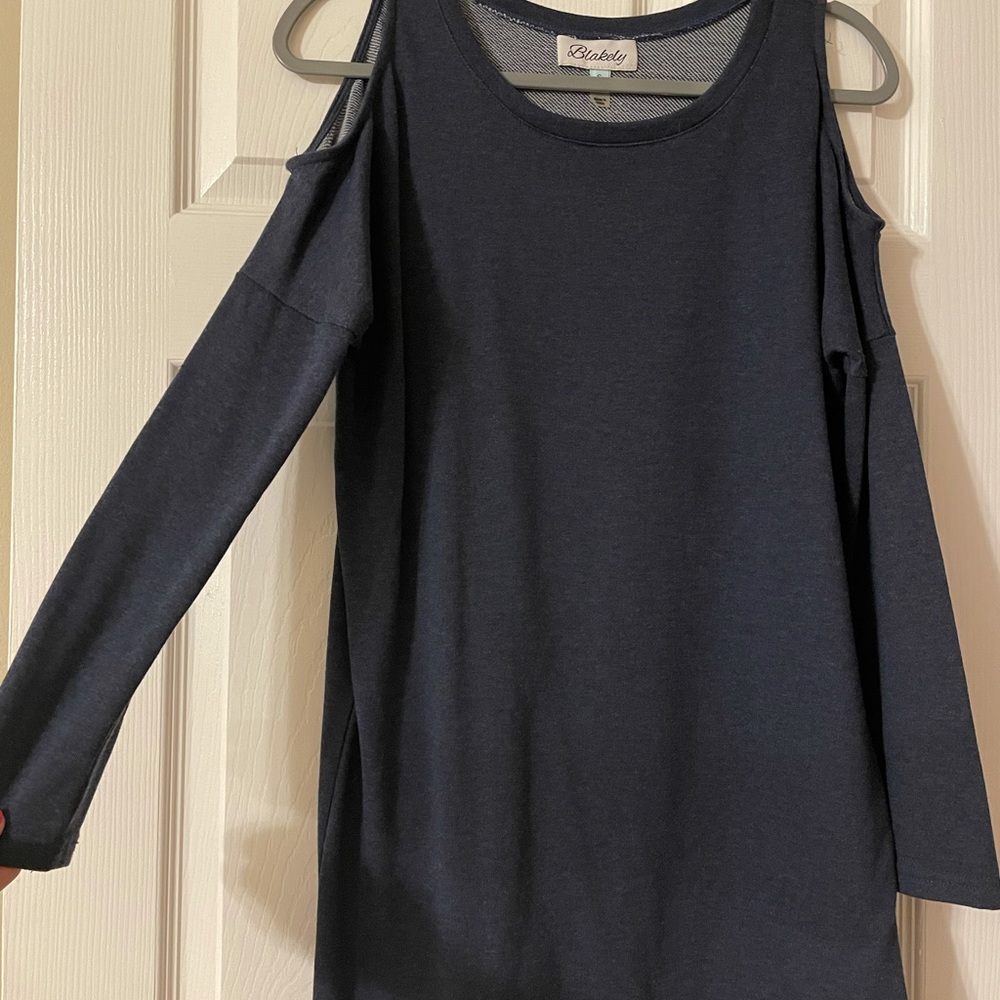 Cold shoulder dress